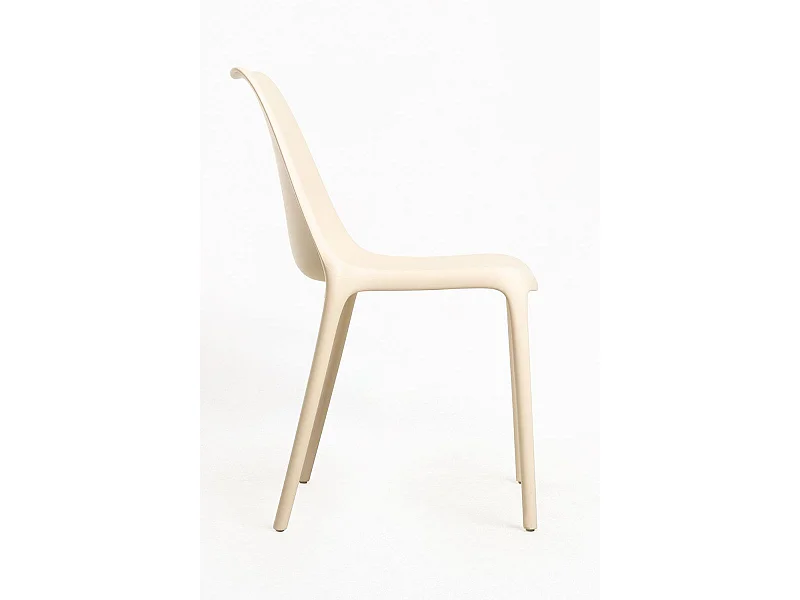 Sillas Jardín - Silla Synk Polipropileno - Beige