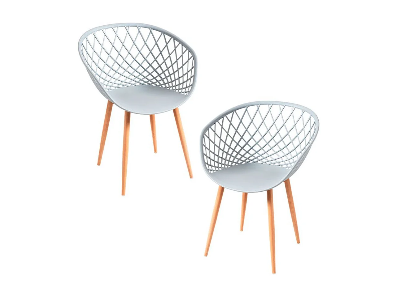 Packs Sillas Comedor - Pack 2 Sillas Vera - Gris
