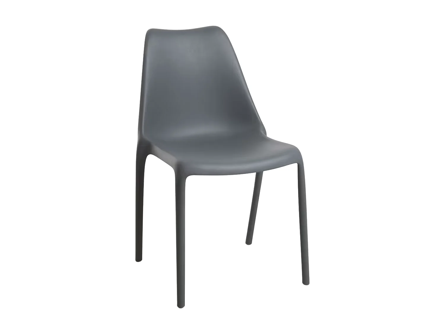 Sillas Jardín - Silla Synk Polipropileno - Gris oscuro
