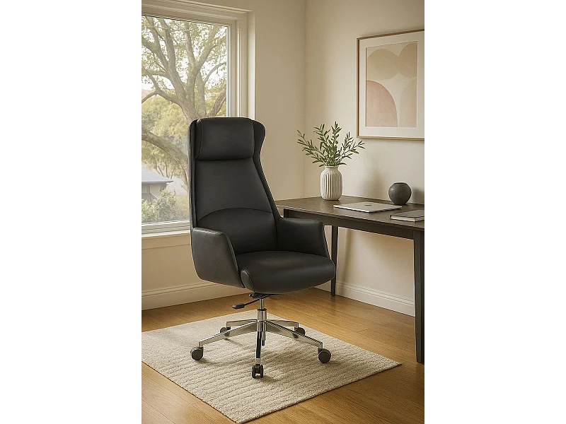 Silla Gaming de Oficina Rulfo - Negro - Máxima Ergonomía - Ideal para sesiones de Gaming