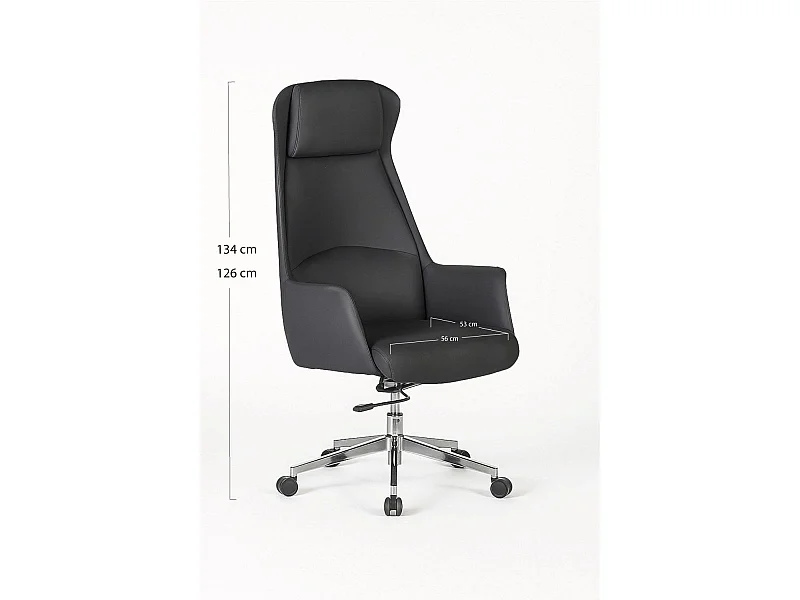 Silla Gaming de Oficina Rulfo - Negro - Máxima Ergonomía - Ideal para sesiones de Gaming