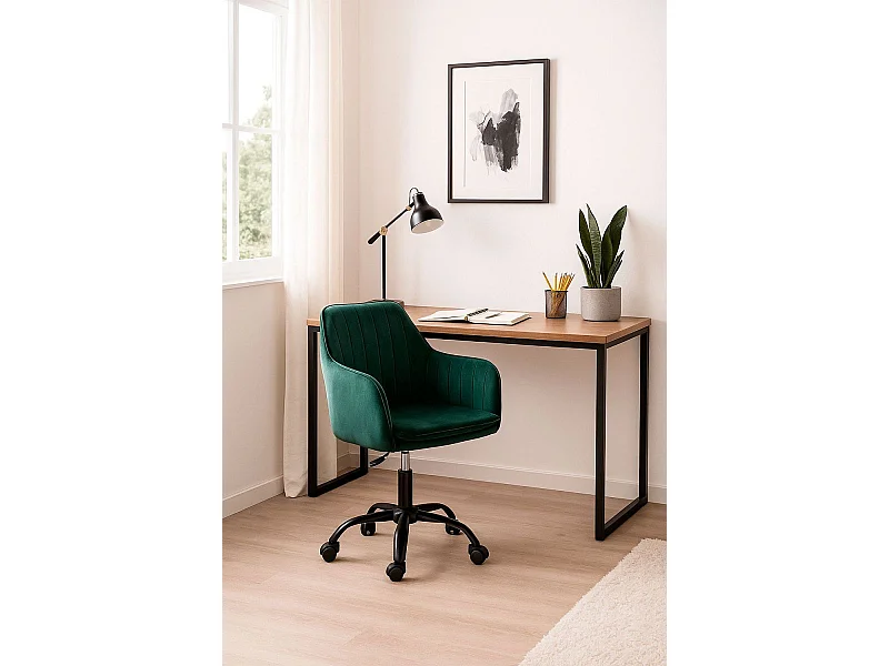 Silla de Escritorio sin brazos Black Chic Office - Diseño innovador - Ideal para Estudio y Oficinas