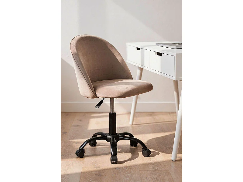 Silla de Escritorio sin brazos Black Vint Office - Diseño innovador - Ideal para Estudio y Oficinas