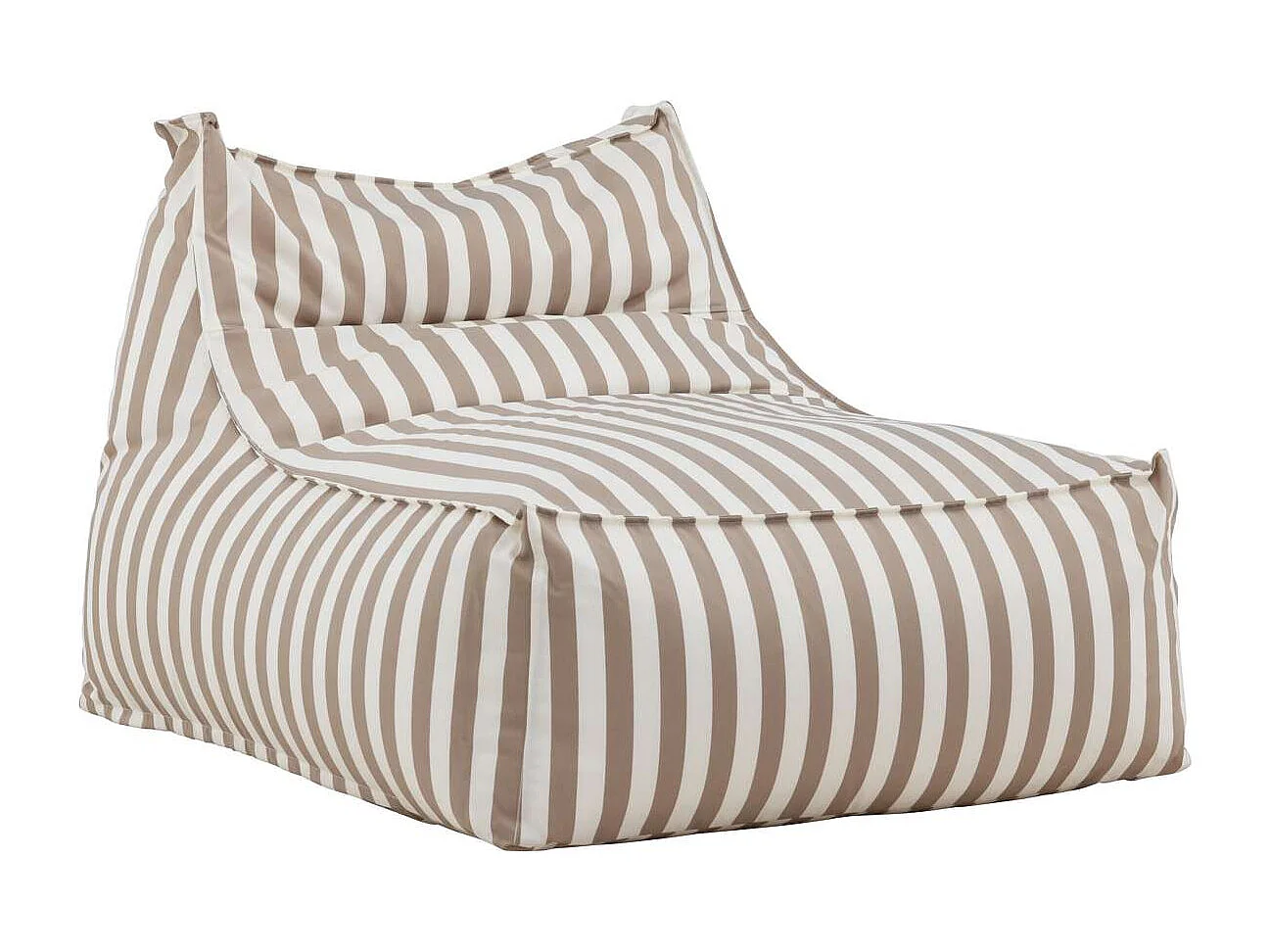 Redang fauteuil pouf partie centrale blanche.