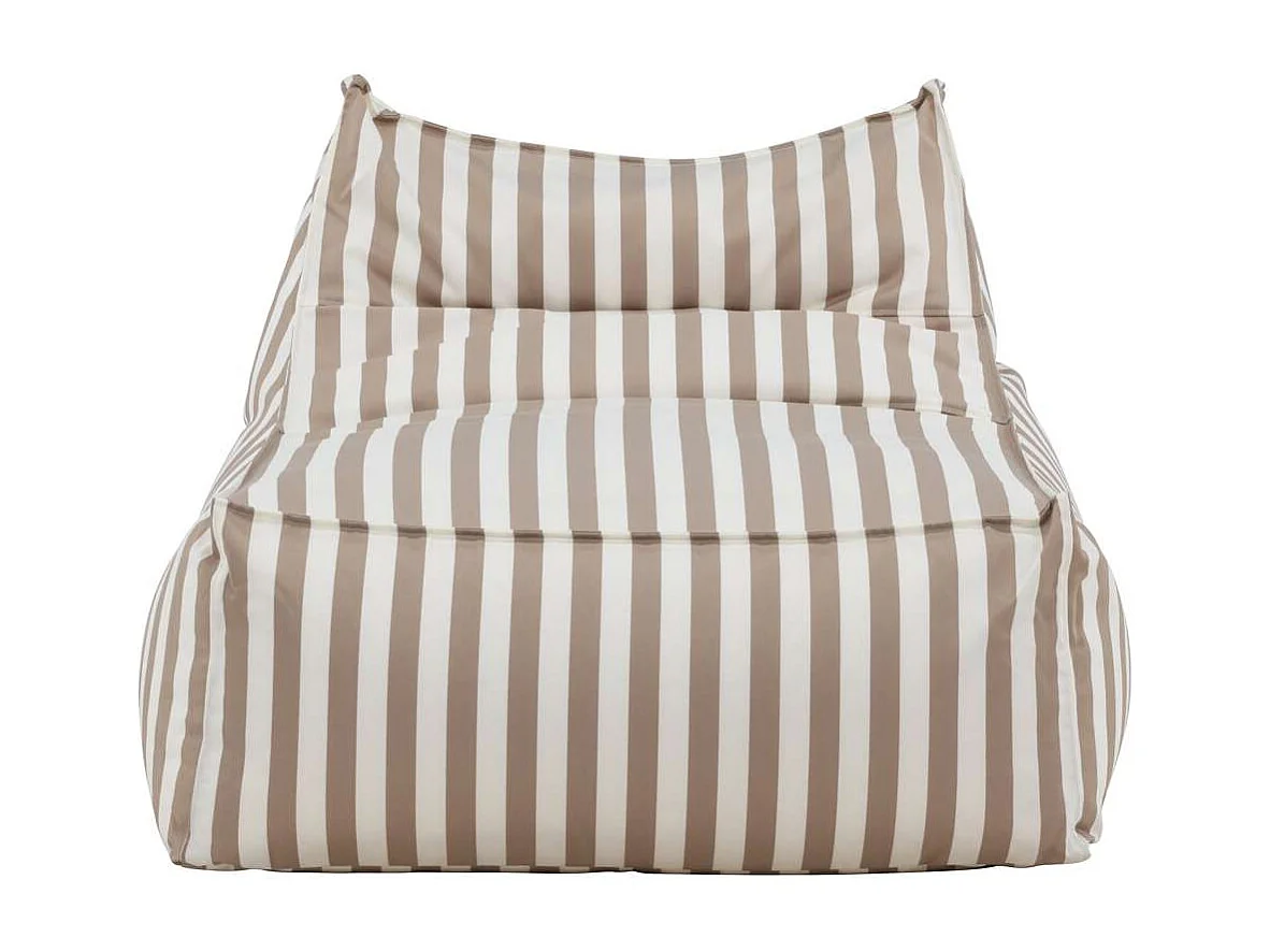 Redang fauteuil pouf partie centrale blanche.