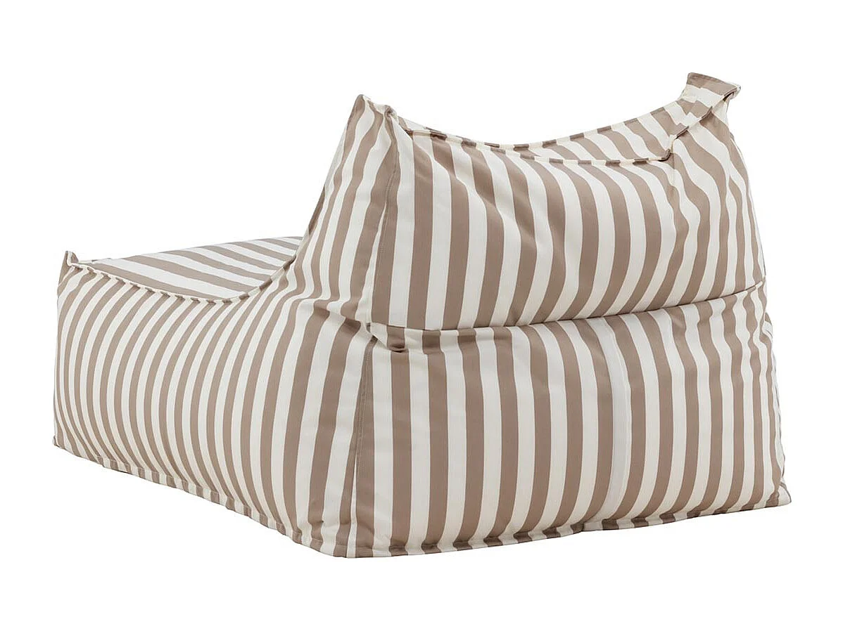 Redang fauteuil pouf partie centrale blanche.