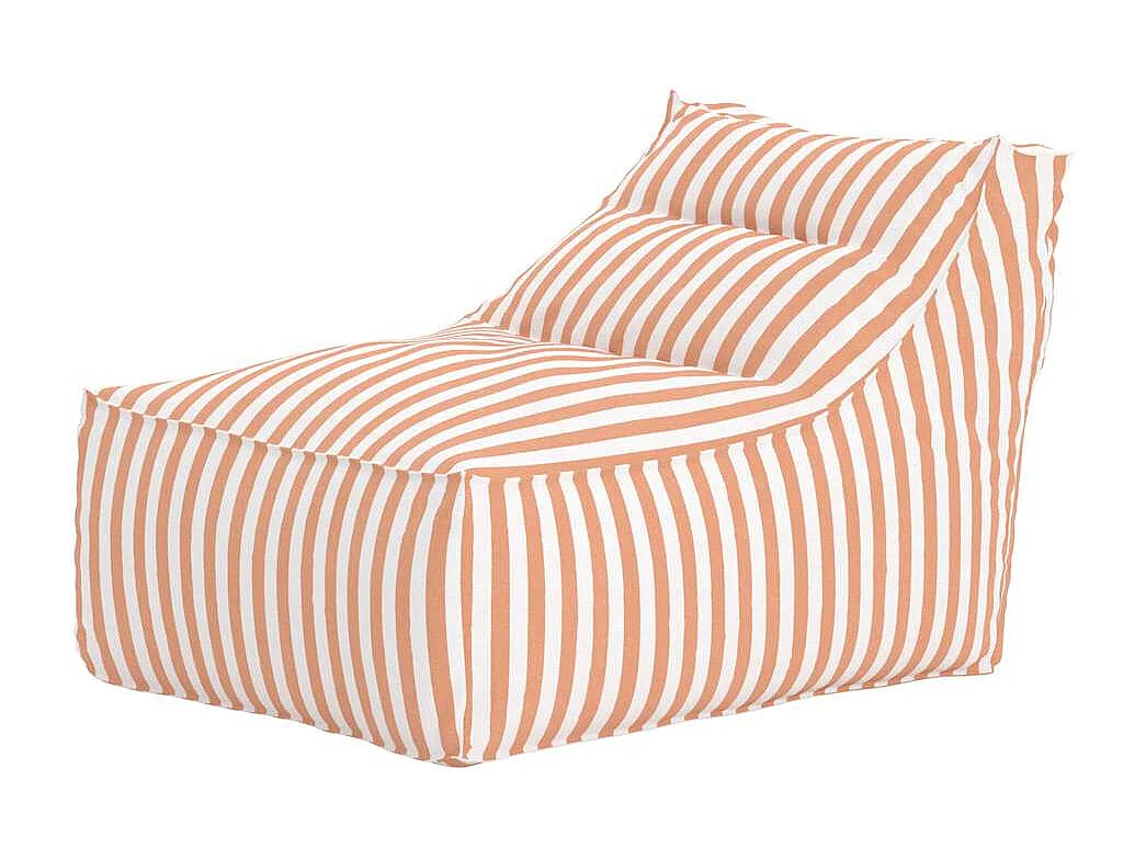 Redang fauteuil lounge pouf poire pêche.