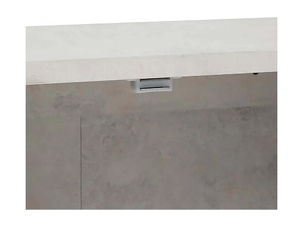 Meuble haut de Cuisine avec 2 Portes + 1 étagère amovible, coloris marron/blanc -  Longueur 52 x Profondeur 20 x Hauteur 59 cm