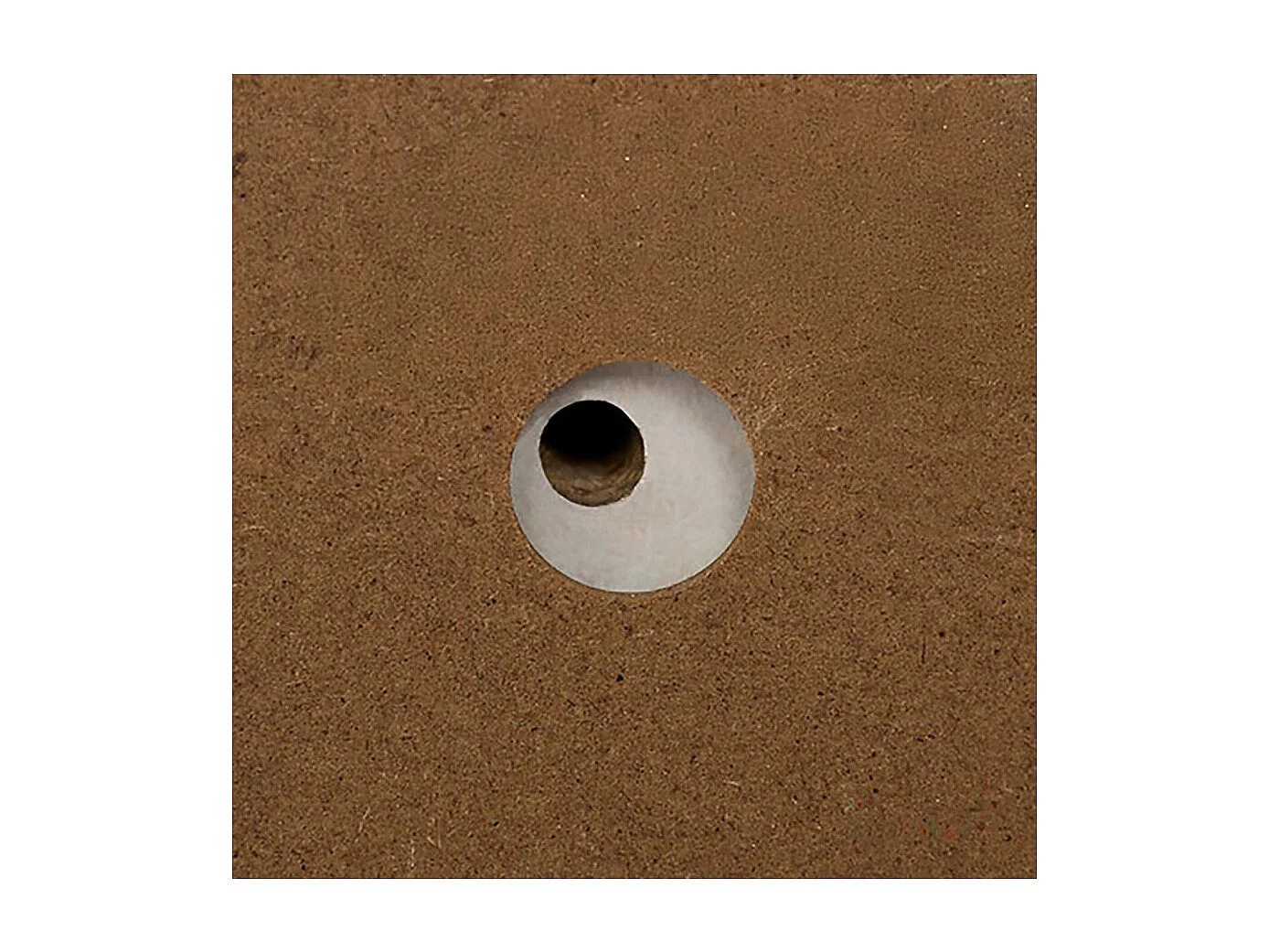 Meuble haut de Cuisine avec 2 Portes + 1 étagère amovible, coloris marron/blanc -  Longueur 52 x Profondeur 20 x Hauteur 59 cm