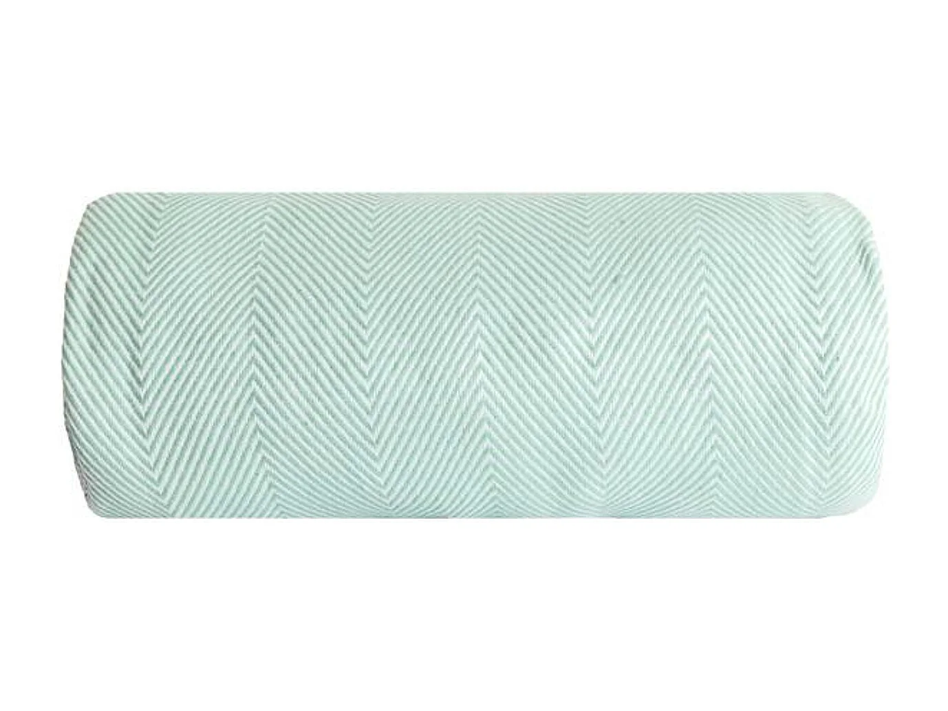 Couverture plaid 100% coton bleu turquoise avec franges 180x220cm ZIGORA - SACASA