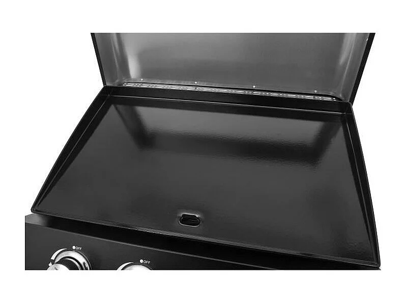 Plancha a gaz - COOKING BOX - PALMA - 4 feux - 69 X 51 X 35 cm - Noir