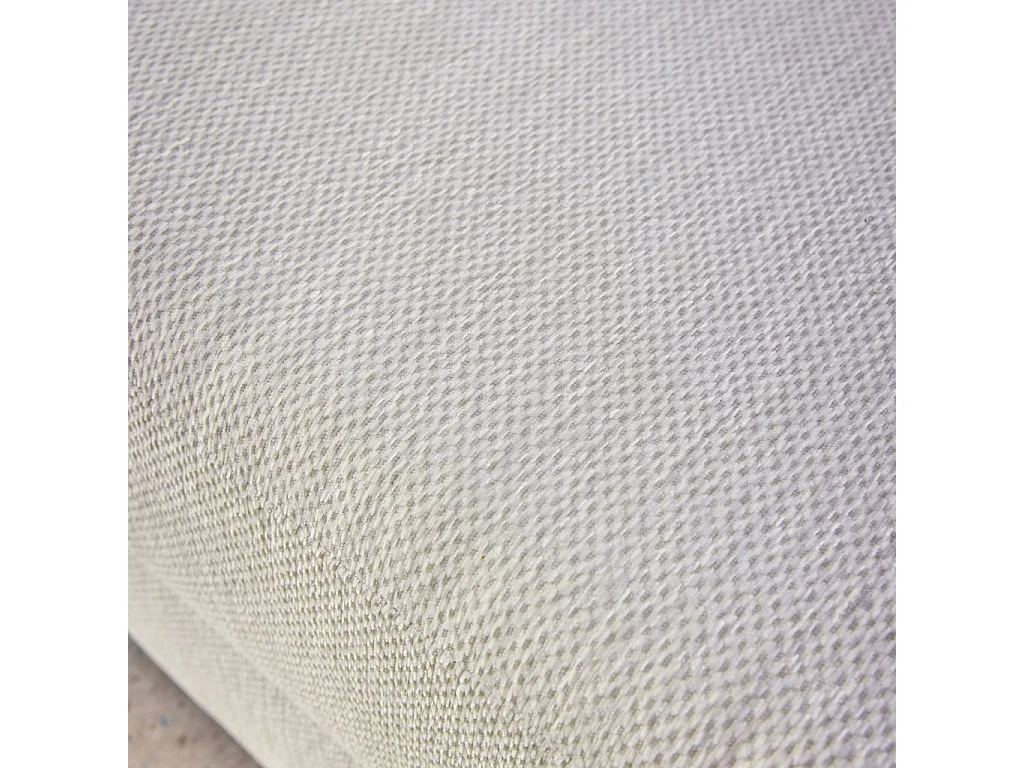 Sofá cama convertible con tejido chenilla, 2 plazas blanco