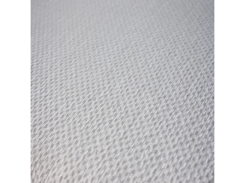 Sofá cama convertible con tejido chenilla, 2 plazas blanco