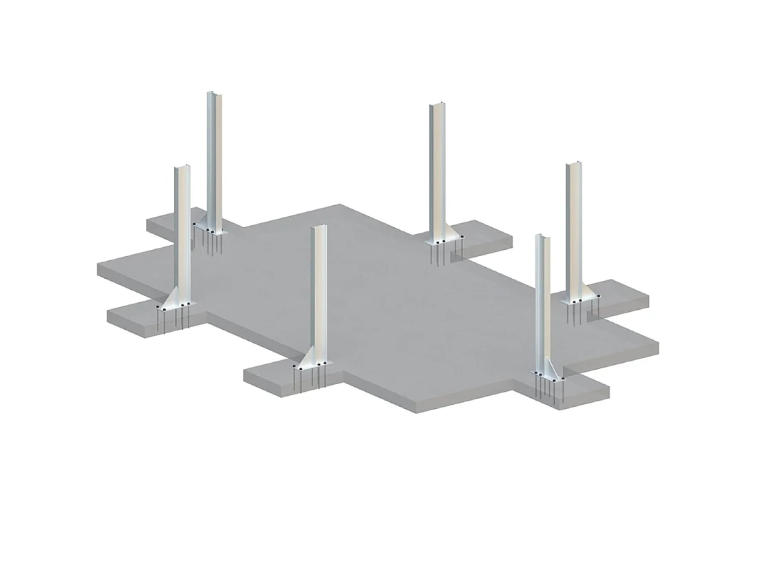Piscina in legno AQUA 6.1 x 2.85 - H.1.31 m, grigio, con supporti fissati al calcestruzzo - BAS7307OSPL2 - ALTANKA