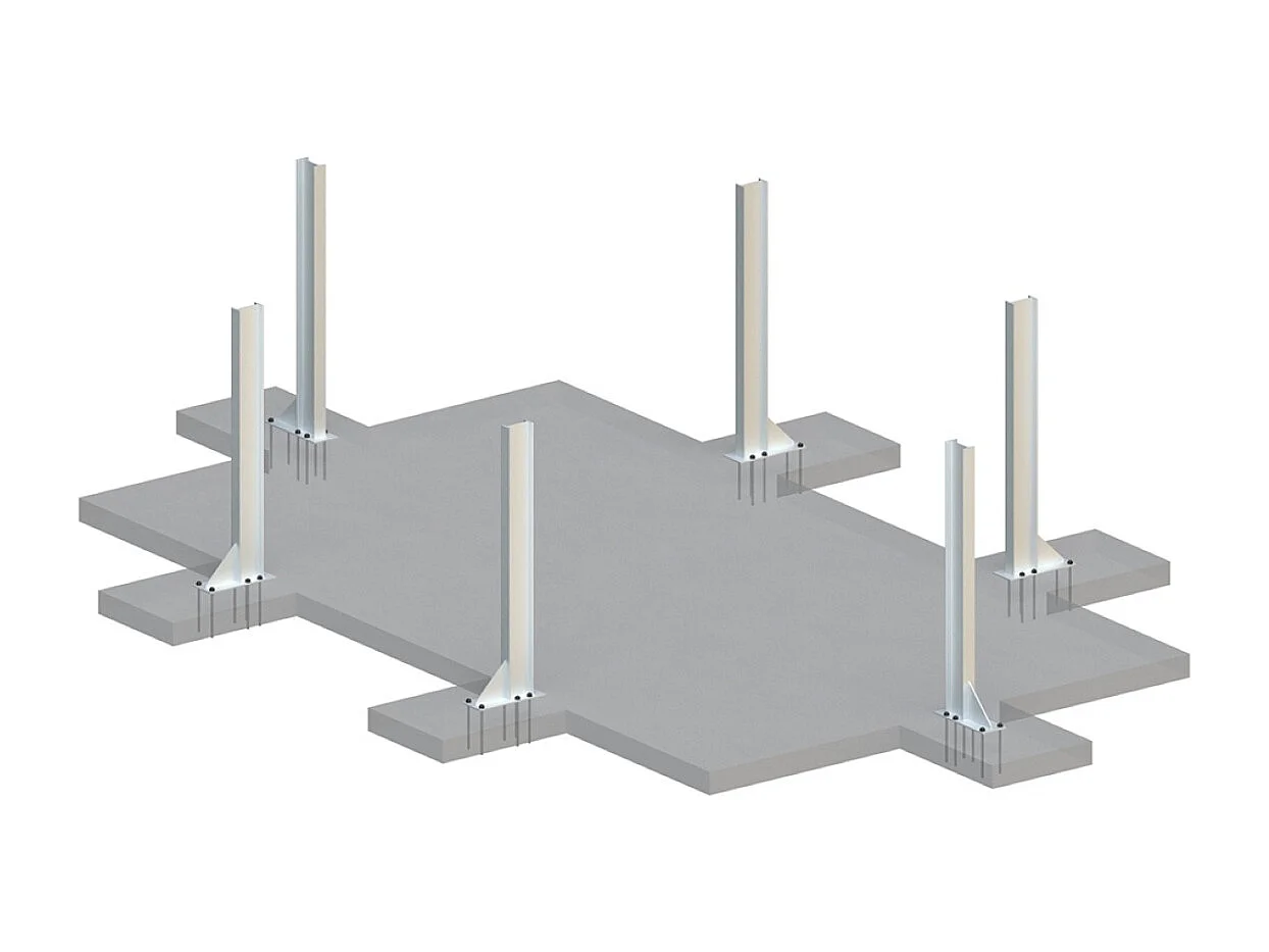 Piscina in legno AQUA 4.65 x 2.85 - H.1.24 m, grigio, con supporti fissati al calcestruzzo - BAS7306OSPL2 - ALTANKA