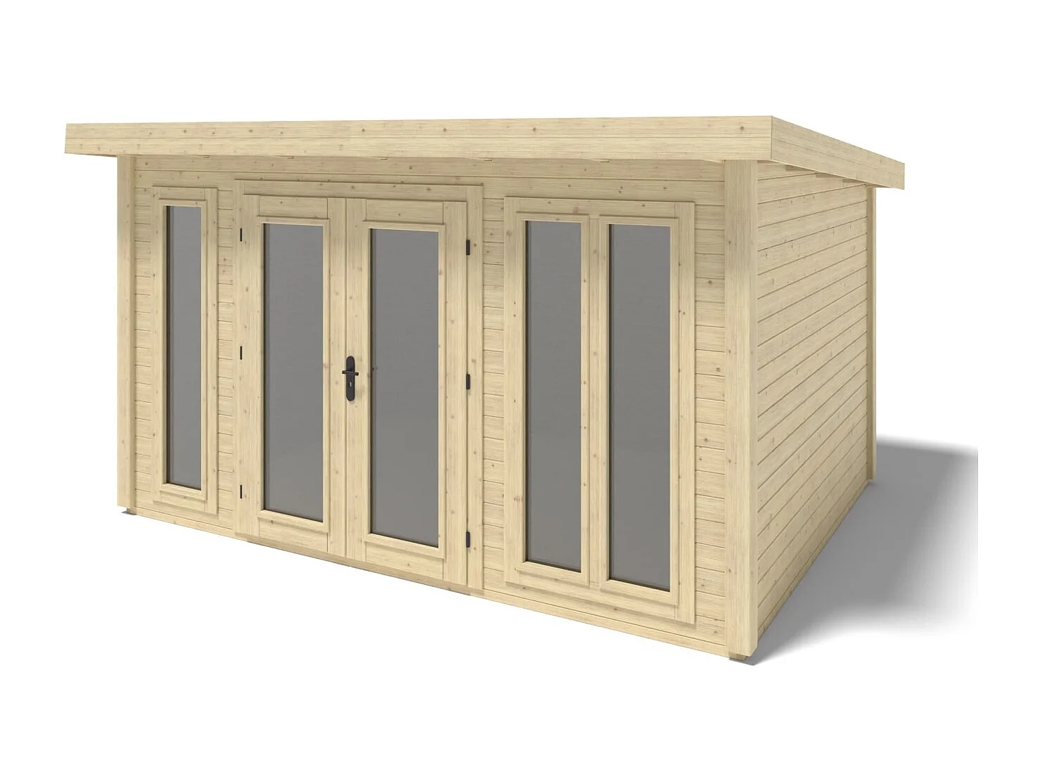 Casetta da giardino in legno Kira 4,04x3,09 m - 12 m2 - 34 mm - 000008 - ALTANKA