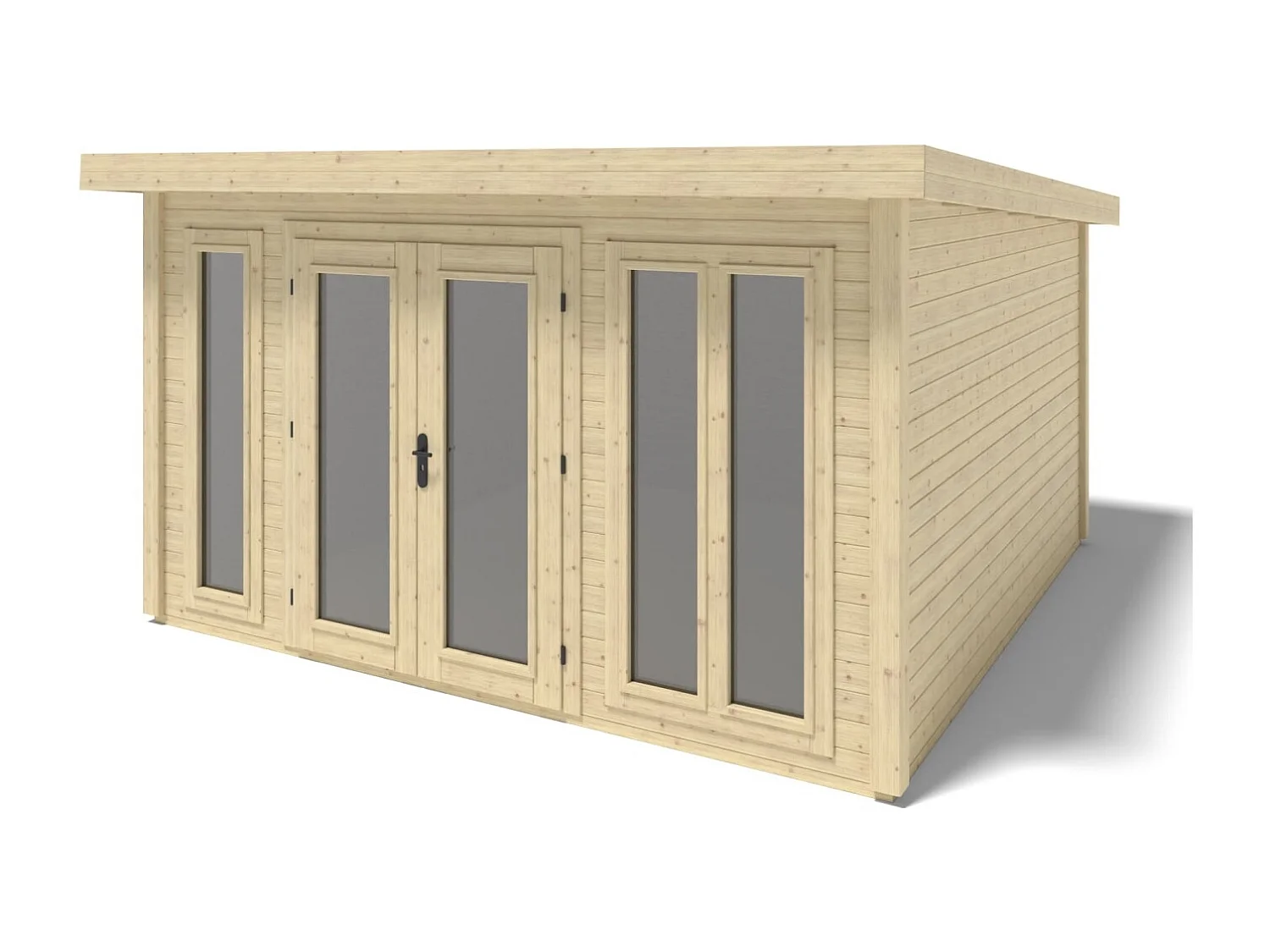 Casetta da giardino in legno Kira 4,04x4,09 m - 12 m2 - 34 mm - 000009 - ALTANKA