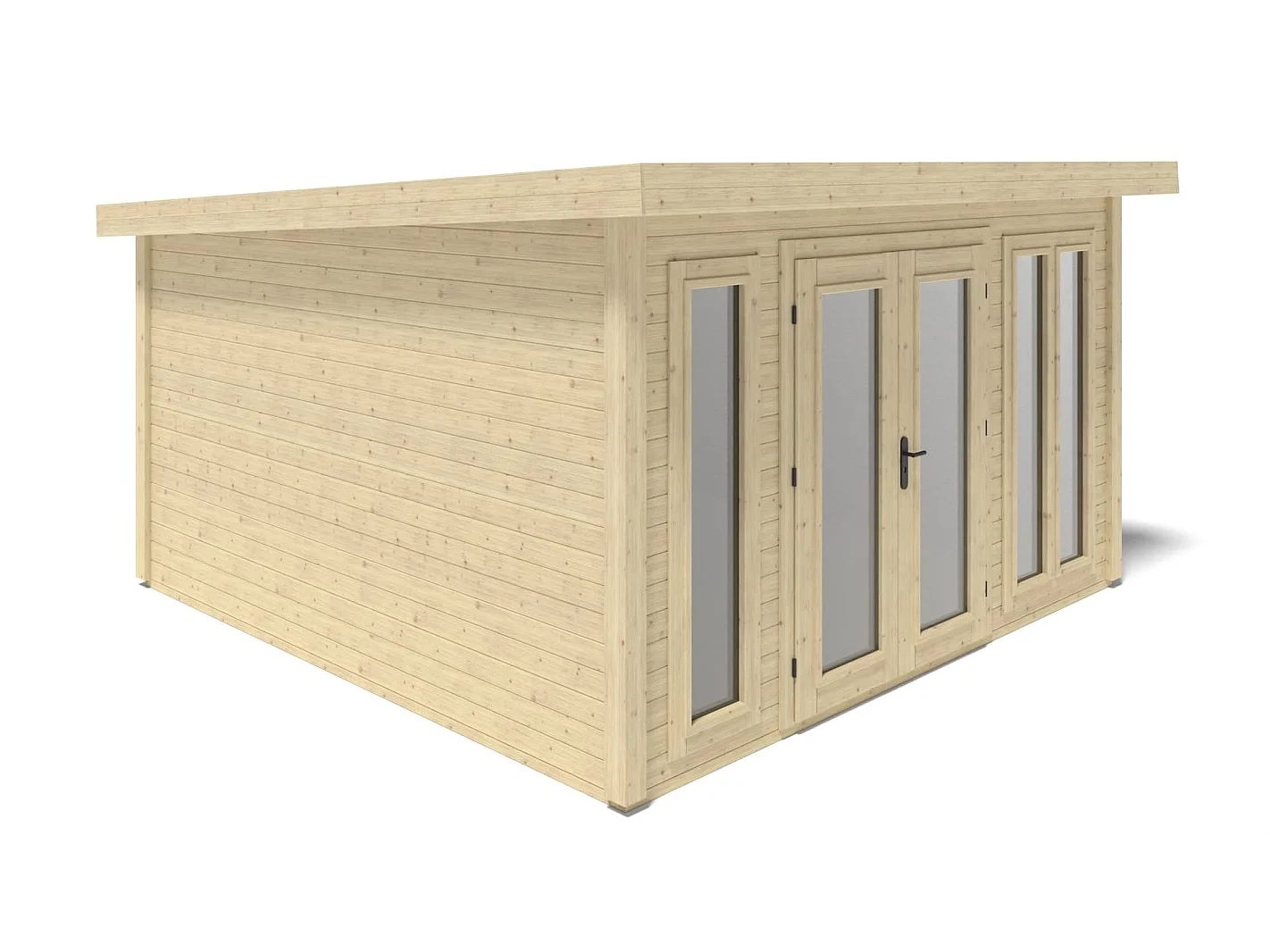 Casetta da giardino in legno Kira 4,04x4,09 m - 12 m2 - 34 mm - 000009 - ALTANKA
