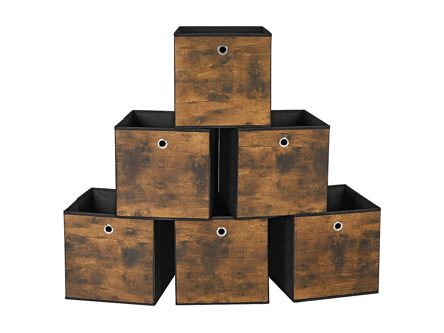 Lot de 6 boîtes de rangement, boîte pliante Berlin