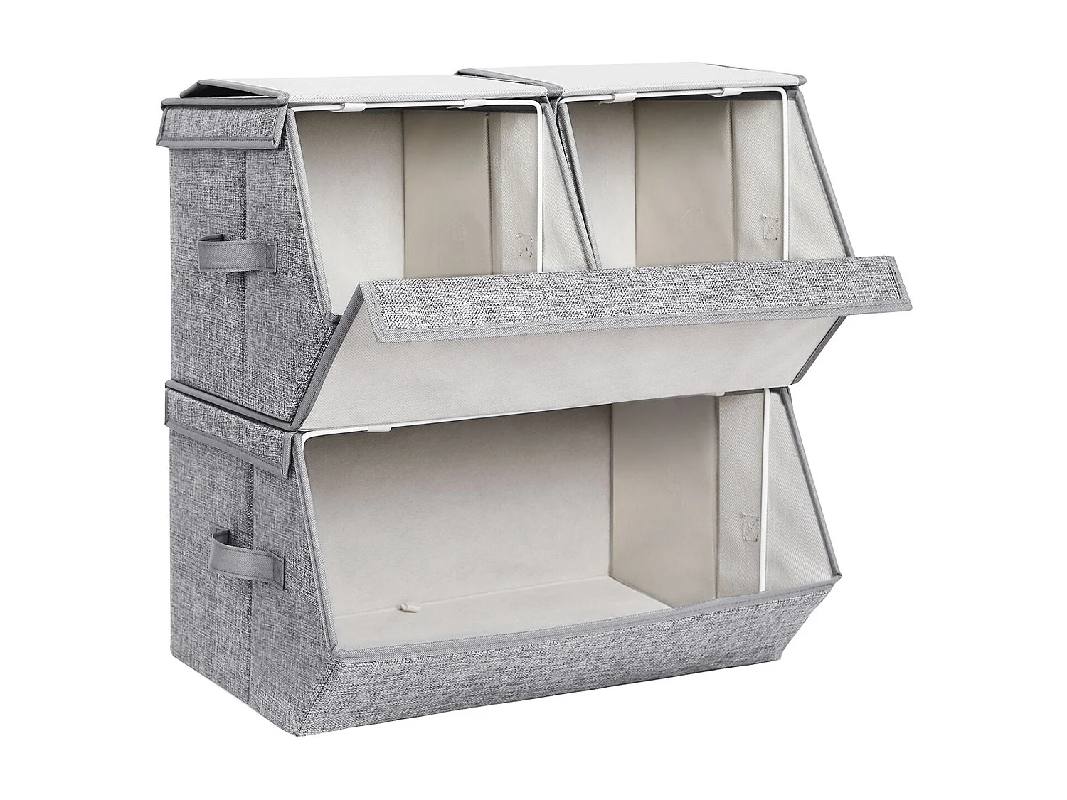 3er-Set Aufbewahrungsboxen mit Deckel