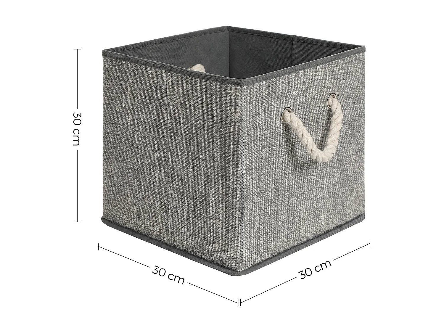 Lot de 3 boîtes de rangement, boîte pliante Addis-Abeba