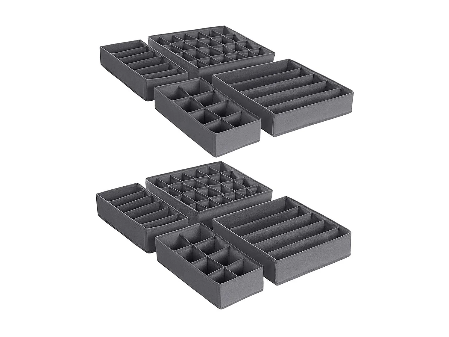 Lot de 8 boîtes de rangement pliantes Phoenix
