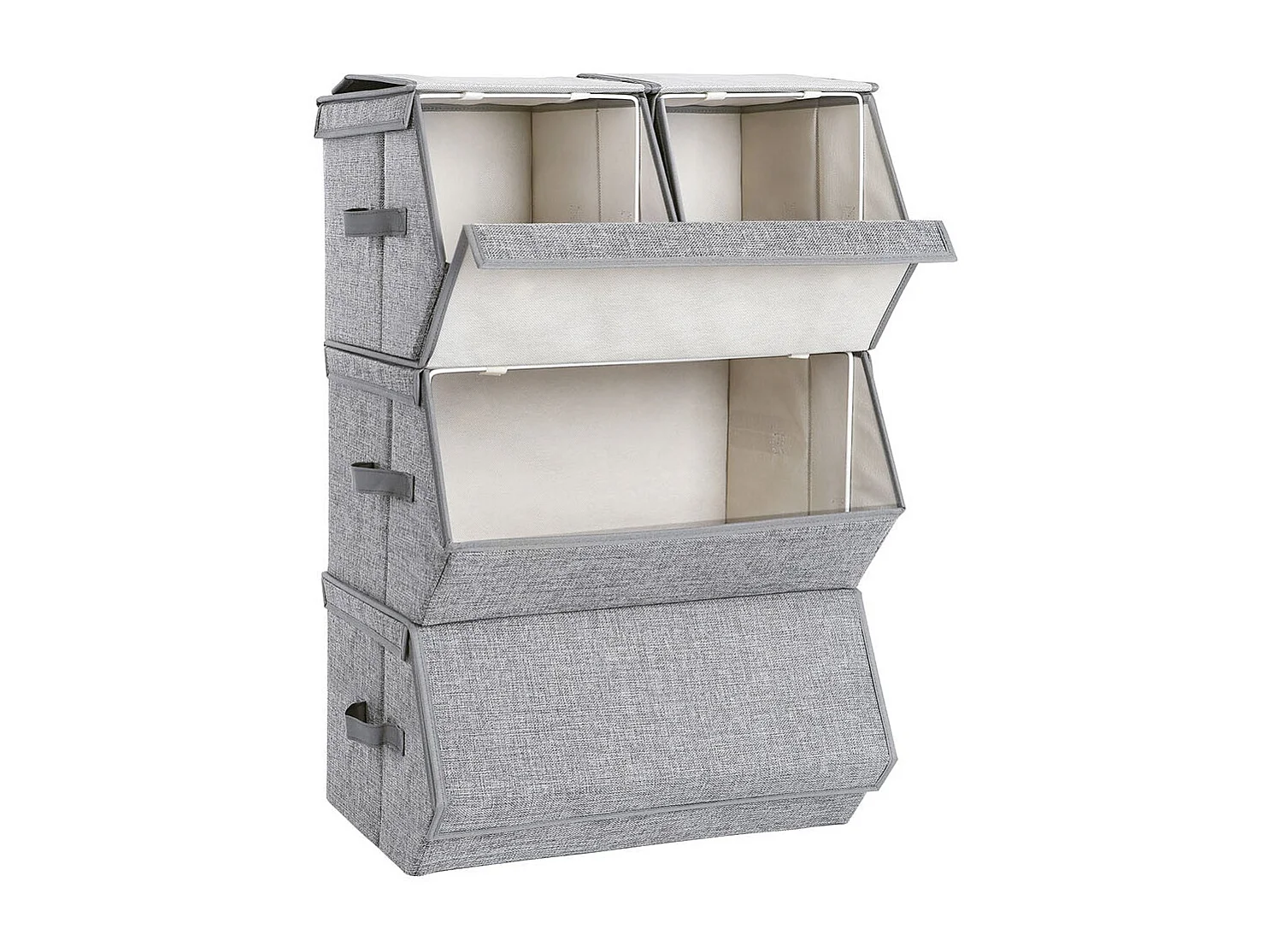 4er-Set Aufbewahrungsbox Washington