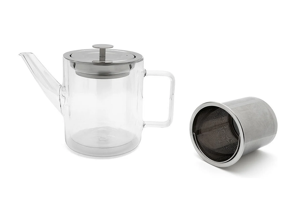San Remo - Théière en verre double paroi 1 L