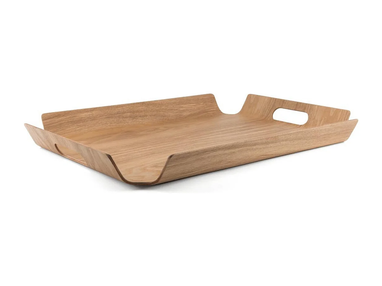 Natural - Plateau de service en bois taille XL