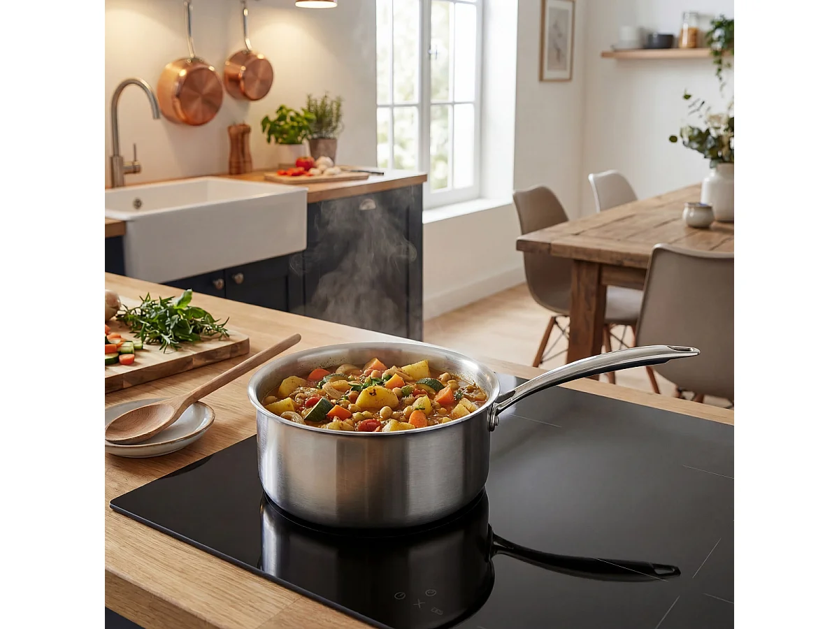 Gourmet - Casserole 16 cm inox triply