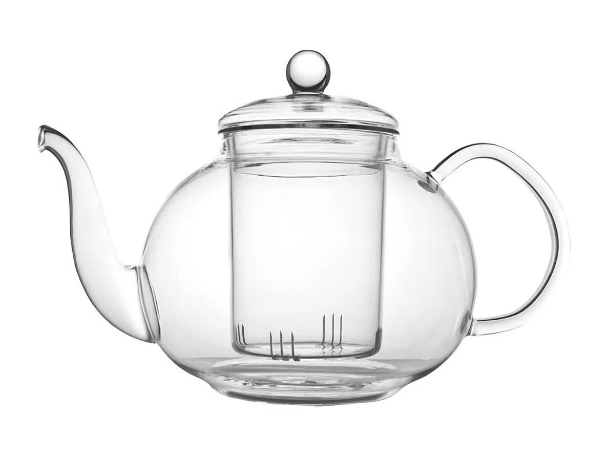 Verona -  Théière en verre simple paroi 1 L avec filtre