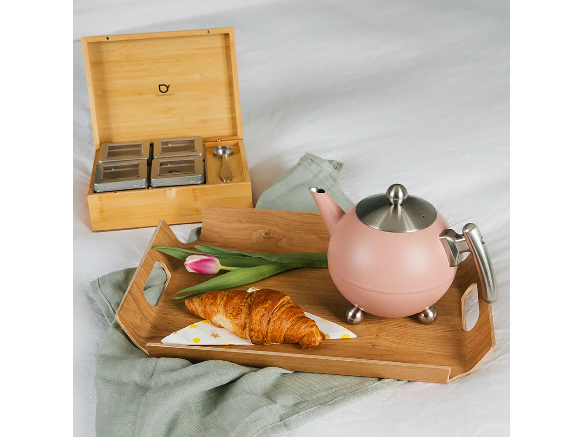 Natural - Plateau de service en bois taille M