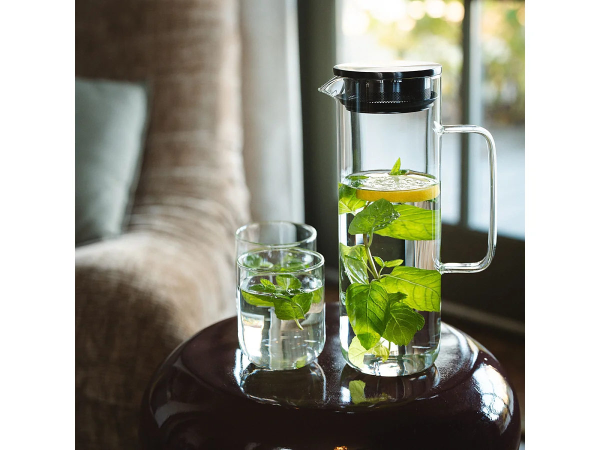 Padua - Carafe à thé glacé 1.2 L en verre borosilicate