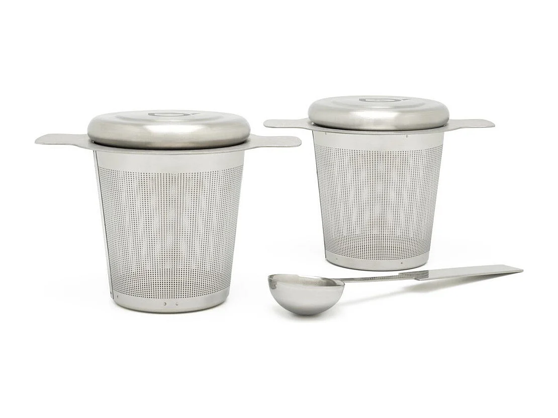 Filter - Set de deux filtres à thé avec cuillère mesure