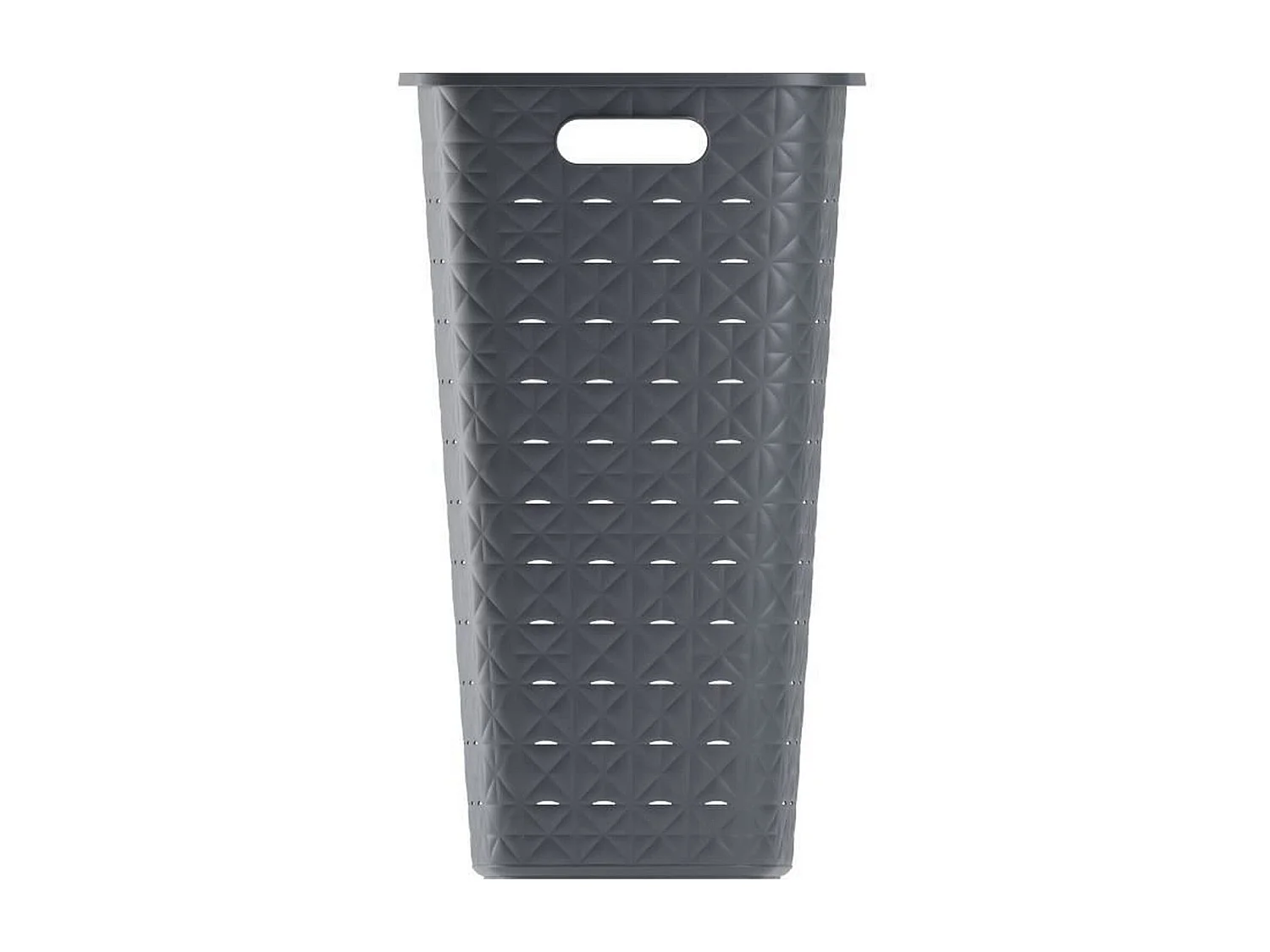 Corbeille à Linge Softex - 56L - 70% recyclé - 59 x 43 x 34 cm - Gris