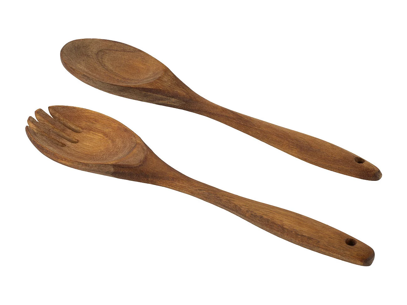 Louise - 2 couverts à salade en bois d'acacia