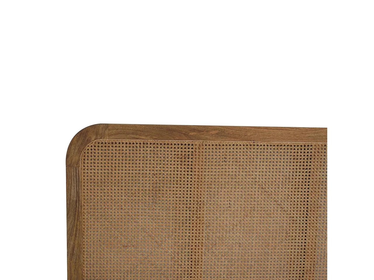 Artisan Furniture Solid Wood Rattan Bed