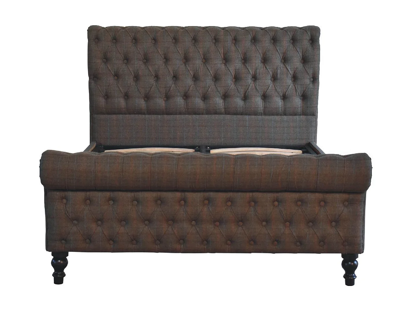 Artisan Furniture Solid Wood Multi Tweed Bed