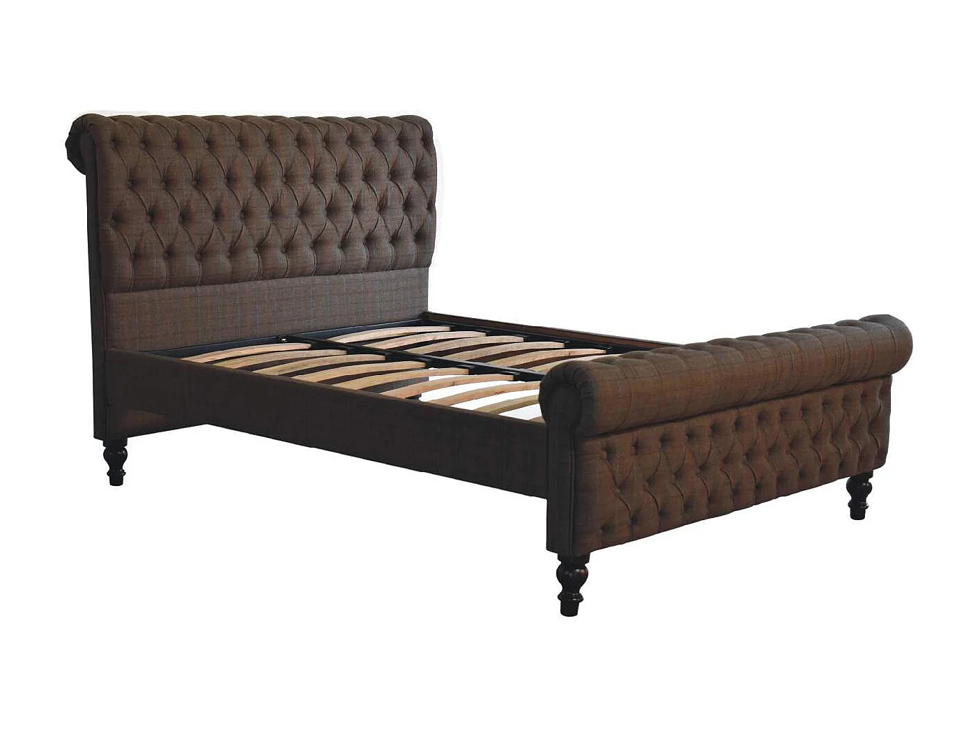Artisan Furniture Solid Wood Multi Tweed Bed