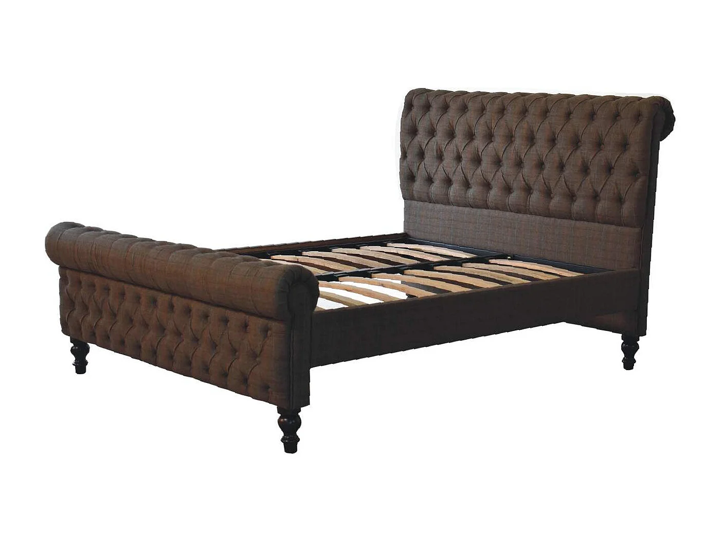 Artisan Furniture Solid Wood Multi Tweed Bed