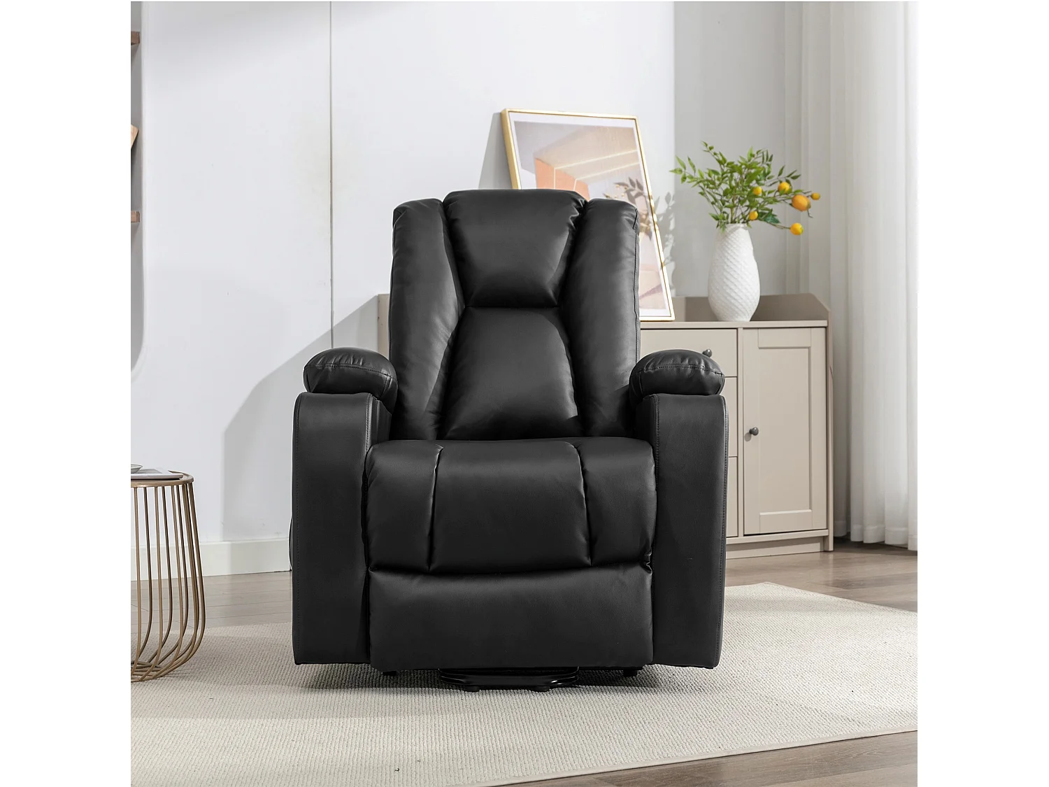 Hartville Electric Lift Assist Riser Recliner with Massage and Heat