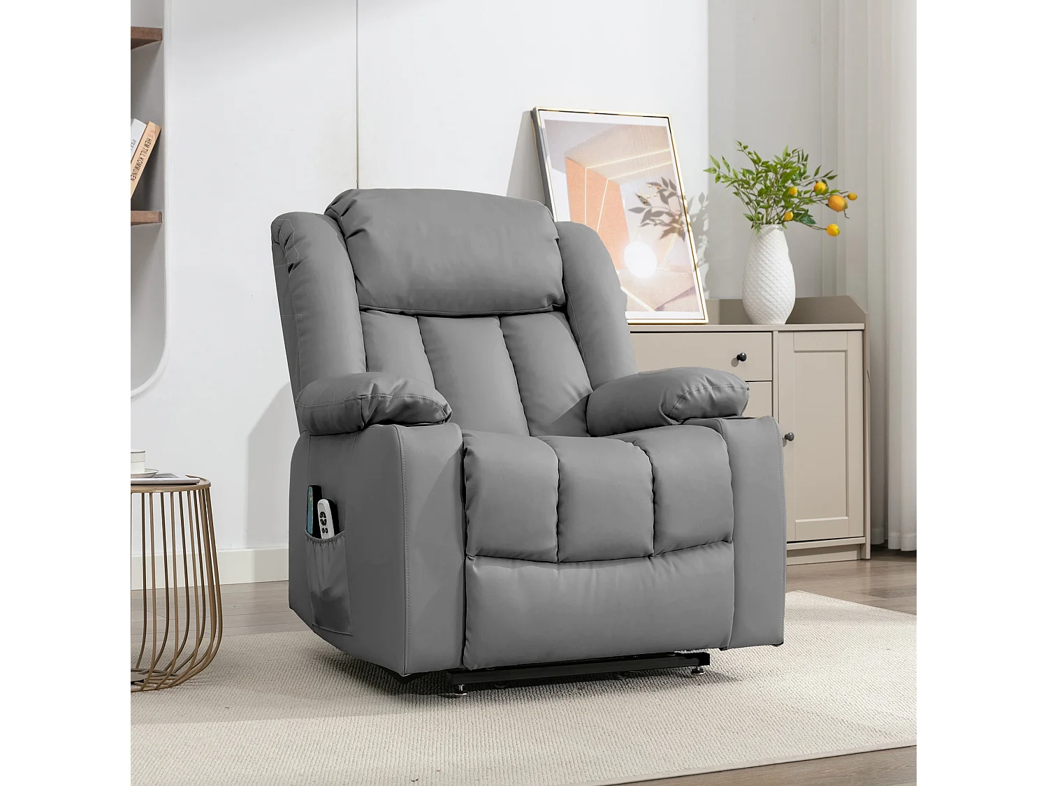 Sheridan Dual Motor Electric Riser Recliner with Massage and Heat