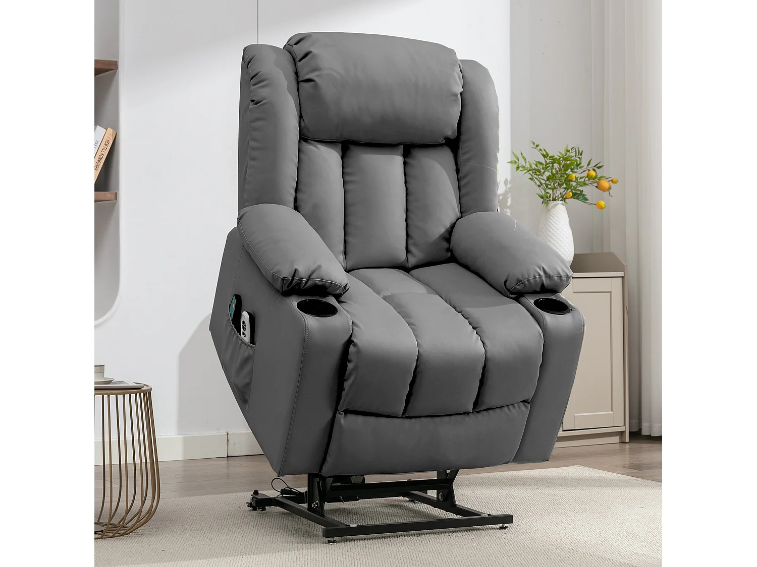 Sheridan Dual Motor Electric Riser Recliner with Massage and Heat