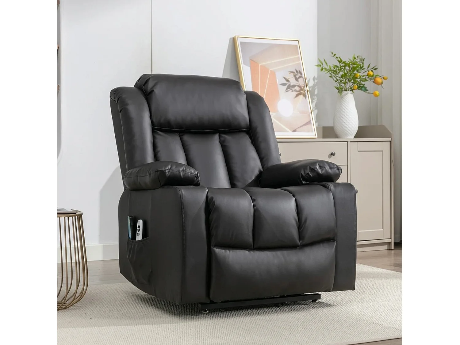 Sheridan Dual Motor Electric Riser Recliner with Massage and Heat