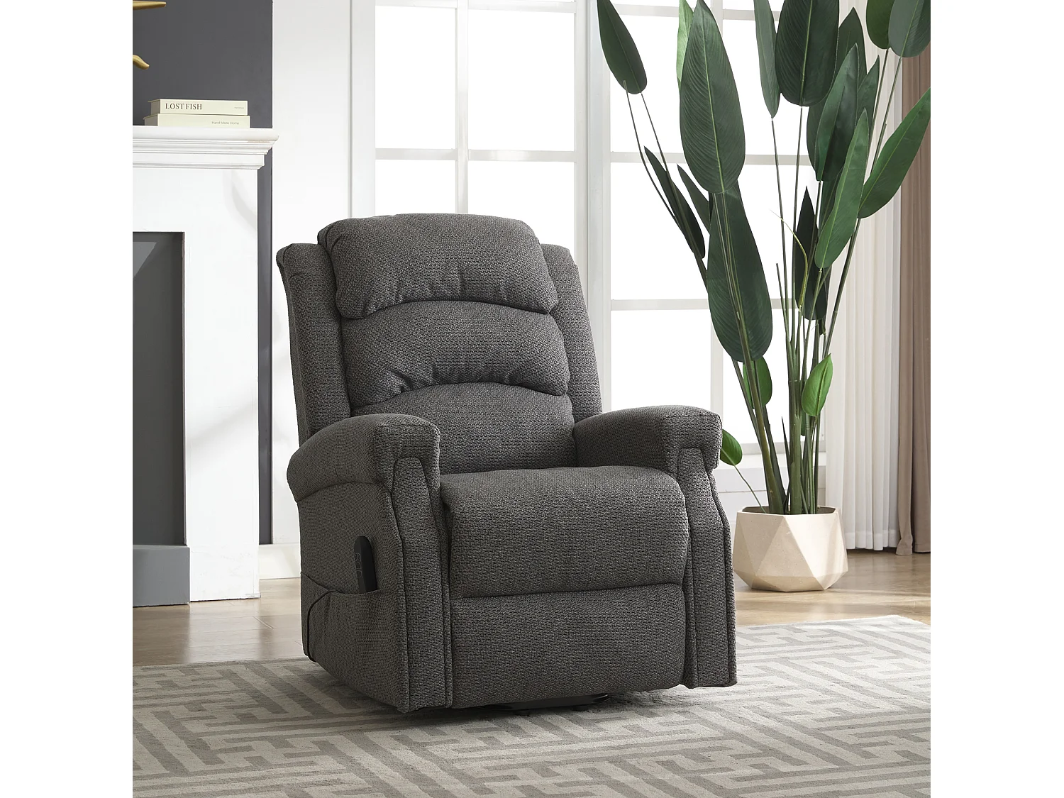 Eltham Dual Motor Electric Lift Assist Recliner with Massage and Heat