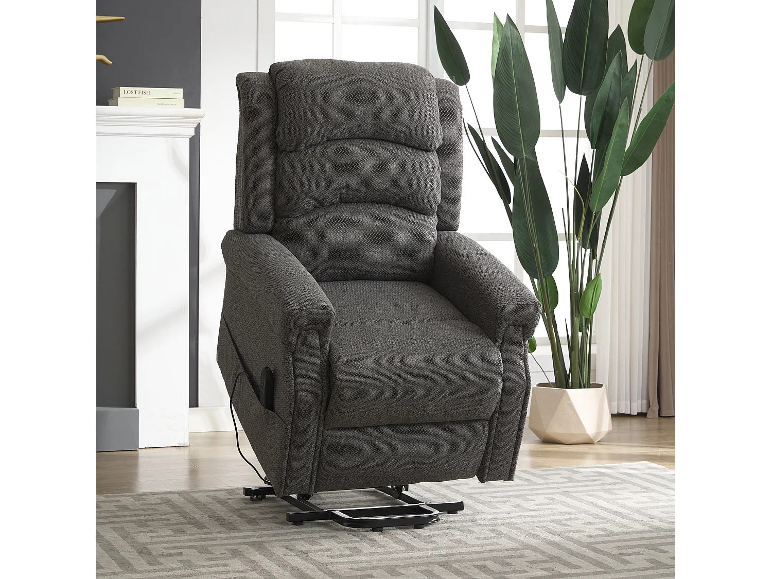Eltham Dual Motor Electric Lift Assist Recliner with Massage and Heat