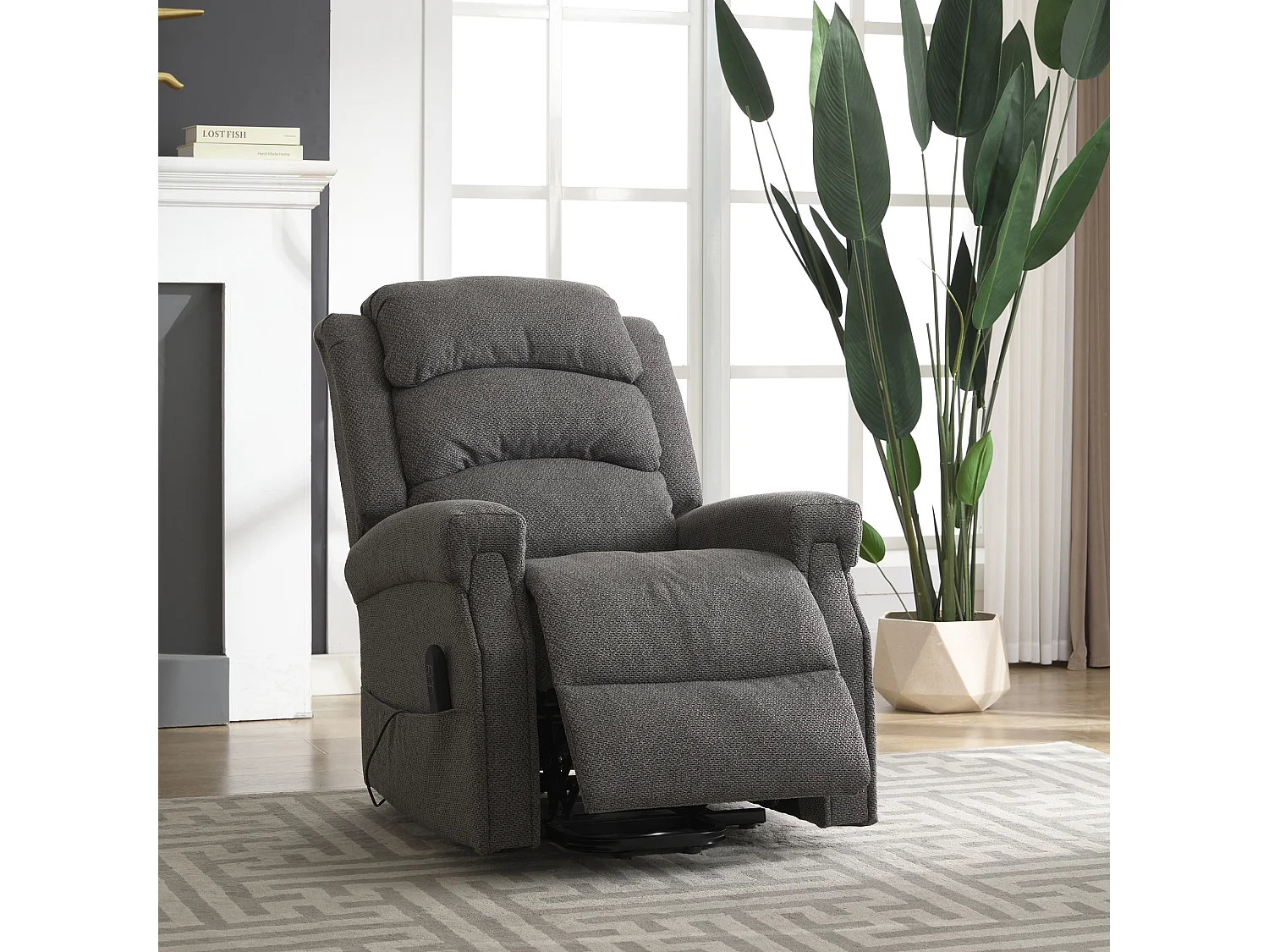 Eltham Dual Motor Electric Lift Assist Recliner with Massage and Heat