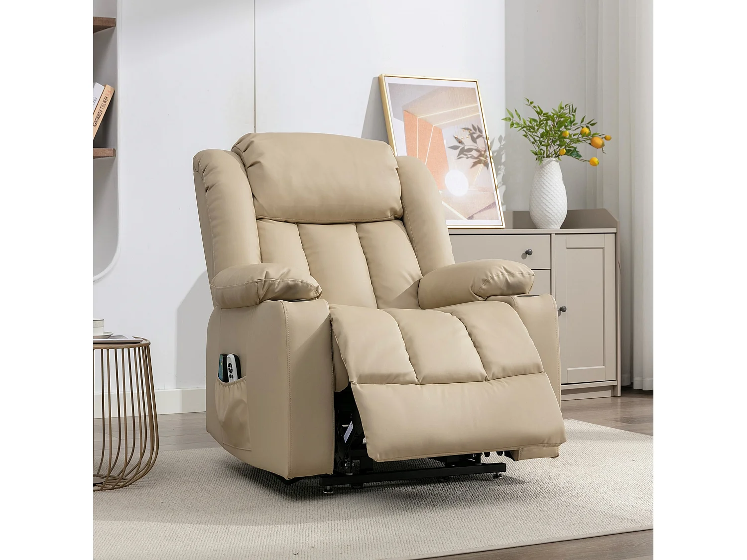 Sheridan Dual Motor Electric Riser Recliner with Massage and Heat