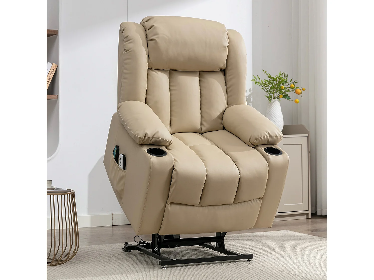 Sheridan Dual Motor Electric Riser Recliner with Massage and Heat