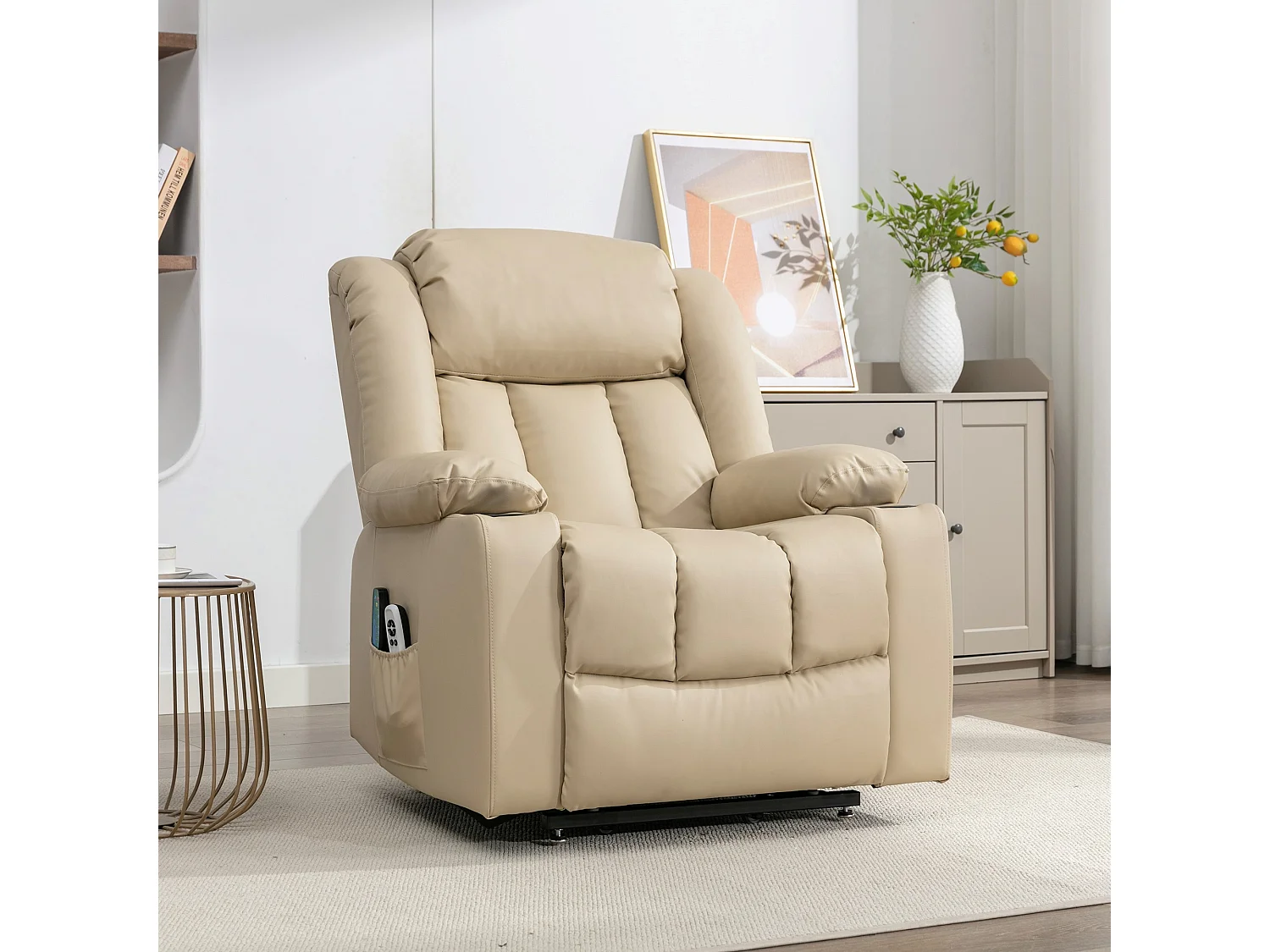 Sheridan Dual Motor Electric Riser Recliner with Massage and Heat